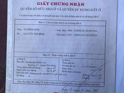 Bán nhà 40 huỳnh thiện lộc, phường hoà thạnh, tân phú, hcm 3