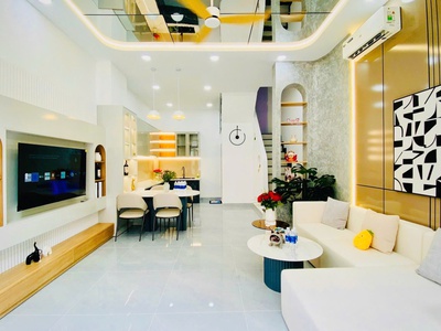 Bán nhà phan huy ích, p12, gò vấp, xây mới, 3 phòng ngủ, ngang 4.5m, chỉ hơn 5 tỷ 0