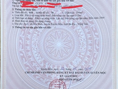 Chủ cần tiền bán 195mv 80 thổ cư mt nhựa 2