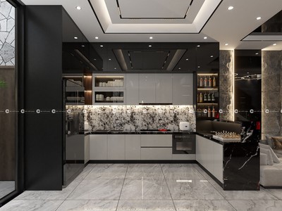 Tủ bếp Acrylic Với Thiết Kế Tối Giản Và Tiện Lợi zdfhtdy 0