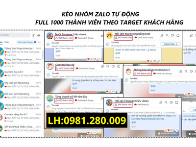 Tool kết bạn Zalo tự động hàng loạt đúng lĩnh vực 1