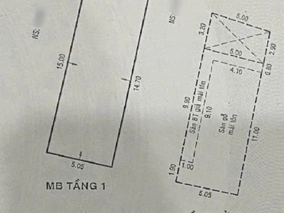 Bán nhà hxh sơn kỳ, phường sơn ký, tân phú, 75m2, 2 tầng, nhỉnh 5 tỷ 4