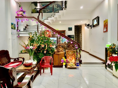 ♪kiệt thẳng 30m ra mt hoàng diệu 80m2, 4 tầng chất lừ, gia chủ xây ở, đi bộ chợ, trường, 5.19 tỷ 0
