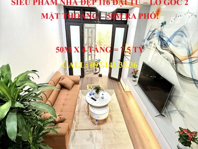 Siêu phẩm nhà đẹp 116 Đại Từ - lô góc 2 mặt thoáng 50 mét ra phố 4
