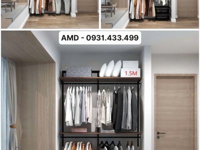 Một căn phòng không cần lớn - chỉ cần biết cách sắp xếp cùng bộ kệ thanh ray Amd 2