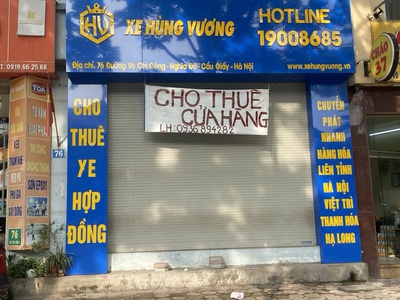 Cho thuê cửa hàng mặt tiền võ chí công 0