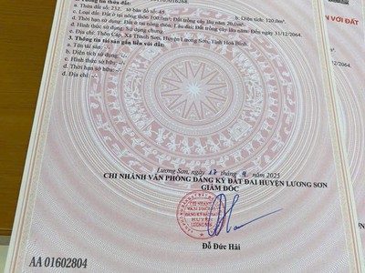 Chính chủ bán siêu phẩm nằm ngay ql21a, dân cư đông đúc - đất thanh sơn, lương sơn, hoà bình 0