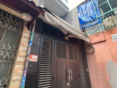 Cho thuê nguyên căn nhà vạn kiếp, bình thạnh, 42m2, 4 tầng, 5pn, hẻm thông, giá 22tr tháng có tl 0