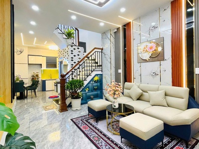 Bán nhà gần ubnd quận gò vấp   2 tầng, full nội thất   chỉ 4 tỷ nhỉnh 3