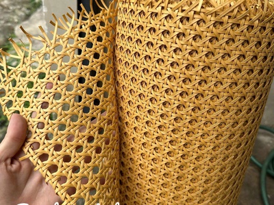 Lưới nhựa giả mây làm nội thất 8