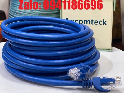 DÂY NHẢY PATCH CORD CAT6 UTP 0.2M mã ACT-LAN-6002BLD lõi đồng 100, 2 đầu đúc, sẵn số lượng 17