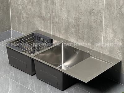 Chậu Rửa Chén Inox 2 Hố Cao Cấp MTCR-07IN 0