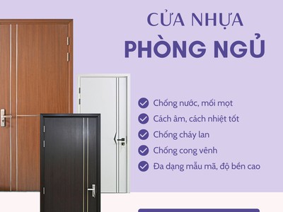 Cửa nhựa phòng ngủ 2