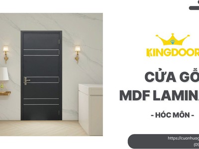 Cửa Gỗ MDF Laminate Tại Hóc Môn   Mẫu Sang Cho Nhà Đẹp 0