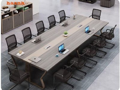 Bàn hội nghị chân sắt mặt gỗ công nghiệp   giải pháp tối ưu cho không gian họp chuyên nghiệp 1