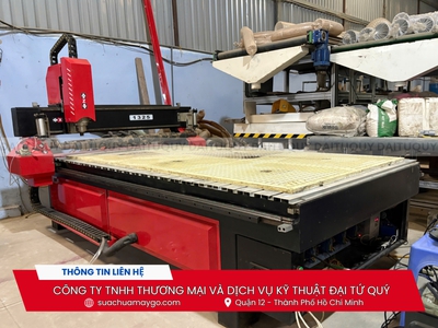 Máy cnc 1 đầu 1325 có lô tì đã qua sử dụng giá tốt tại quận 12 TPHCM 2