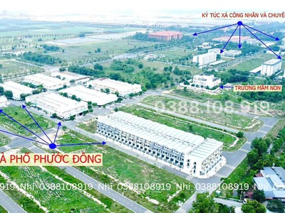 Nhà phố liền kề ngay trung tâm công nghiệp Phước Đông   Chỉ từ 1,2 tỷ. 4
