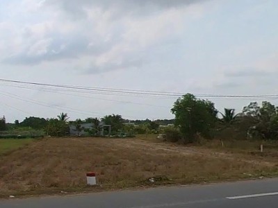 TP Gò Công, đất mặt tiền gần cầu Mỹ Lợi, SHR, 100m , giá 550 triệu, 2