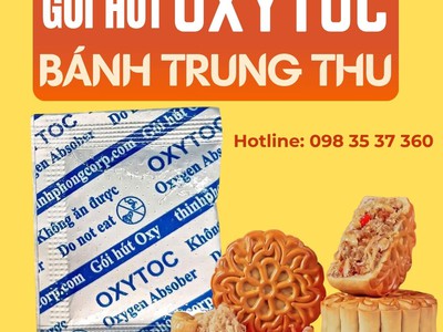 Gói hút Oxy 30cc - Chống ẩm mốc cho bánh trung thu 0
