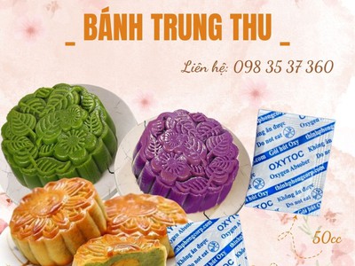 Cách sử dụng gói hút oxy trong bảo quản bánh trung thu đúng cách 1