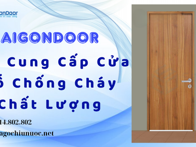 Saigondoor Nơi Cung Cấp Cửa Gỗ Chống Cháy Chất Lượng 1
