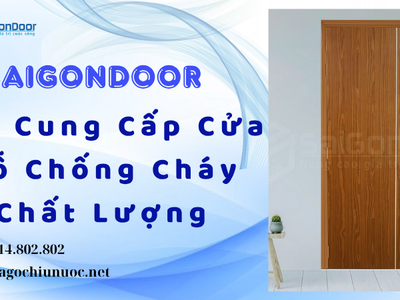 Saigondoor Nơi Cung Cấp Cửa Gỗ Chống Cháy Chất Lượng 3