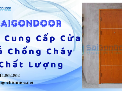 Saigondoor Nơi Cung Cấp Cửa Gỗ Chống Cháy Chất Lượng 4