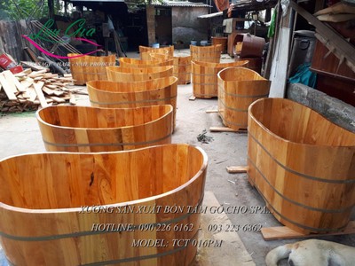 Bồn tắm gỗ tự nhiên tại hải hậu, nam định 7