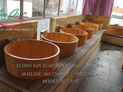 Bồn tắm gỗ tự nhiên tại hải hậu, nam định 12