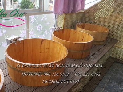 Bồn tắm gỗ tự nhiên tại hải hậu, nam định 13