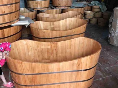 Bồn tắm gỗ tự nhiên tại hải hậu, nam định 19