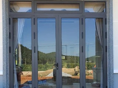 Kích thước cửa chính 4 cánh nhôm kính hợp tuổi gia chủ 0