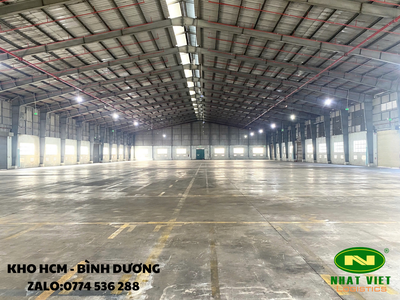 Miễn phí 2 tháng cho thuê kho tại Cát Lái và Bình Dương 1