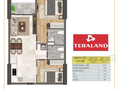 CHIẾU KHẤU LÊN ĐẾN 130 TRIỆU cho căn 2PN, View trung tâm thành phố, SỐ LƯỢNG CÓ HẠN  2