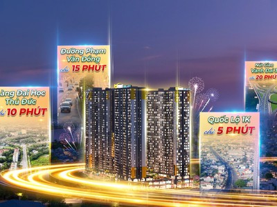 VIEW NHÌN VỀ LANDMARK 81 - ngay tuyến metro, giá chỉ từ 2 Tỷ 250 cho căn 2PN 1