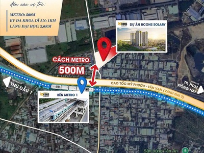 Bcons Solary - Căn Hộ 2PN Tối Ưu, Giá Cực Ưu Đãi - Chiết Khấu Lên Đến 125 Triệu 3