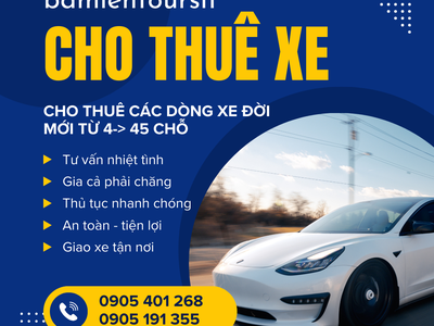 Cho thuê xe đà nẵng từ 16-45 chỗ ngồi 0