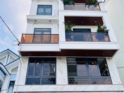 Q12-hẻm như mặt tiền đường nhựa 8m - 6 tầng - 91m2 - xe hơi ngủ trong nhà - ngang 6.8m x 14.1m - 0