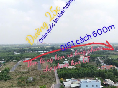 Bán gấp đất  -  sân bay 5 km - 1 tỷ 050 -shr - 100m2 - gần kcn   chủ cần bán gấp trong tuần 4