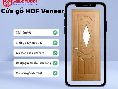 Cửa gỗ HDF veneer 0