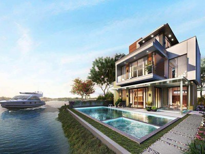 Bán  lô đất full thổ cư, 350m2, mt15m,  23 tỷ  ngọc thụy long biên, view sông 4