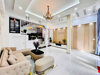 Nhà mặt tiền đường 5b bhha   siêu phẩm mới đẹp, nội thất cao cấp   chỉ 9 tỷ 1 tl 4