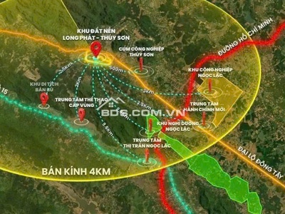 Đất nền long phát   thúy sơn,gần khu công nghiệp sang tên ngay, giá cực tốt chỉ từ 1tr/m2 0