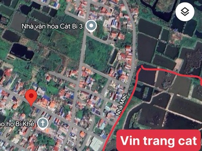 Chính chủ bán lô đất 100m mặt đường cát khê - tràng cát- hải  an 3