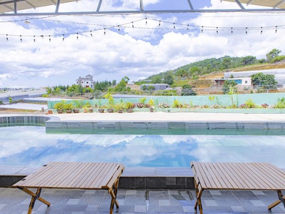 Cho thuê villa trại mát p11 đà lạt - hồ bơi nước nóng, bãi đậu xe, view đỉnh - 40tr 1