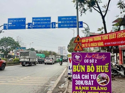 Nhượng lại quán bún bò huế mặt đường lê trọng tấn, xã an khánh, huyện hoài đức-   gần thiên đường 3