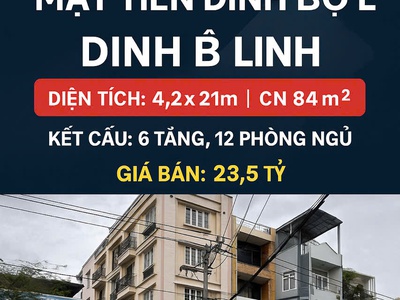 Bán nhà góc 2 mặt tiền đẹp nhất đinh bộ lĩnh   giá tốt khó tìm 0