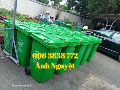 Thùng rác nhựa 240Lit siêu bền 3