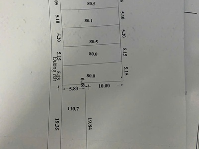 6 nền thổ cư đường Bàu Trâm , xã Trung An, Củ Chi dt 100m2 giá 3,2 tỷ/ nền 0