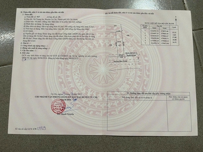 6 nền thổ cư đường Bàu Trâm , xã Trung An, Củ Chi dt 100m2 giá 3,2 tỷ/ nền 4